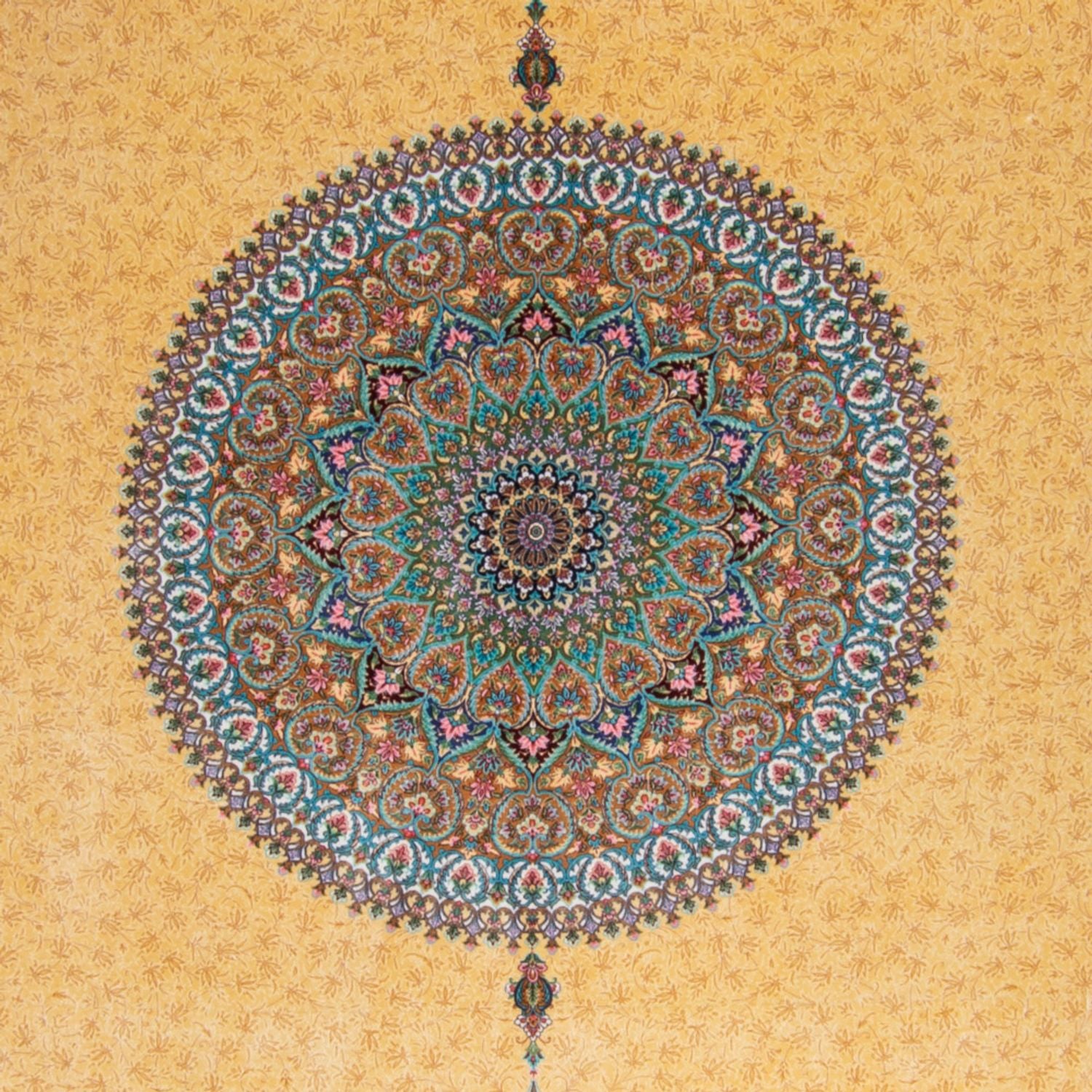 Perserteppich - Ghom - 300 x 200 cm - gold
