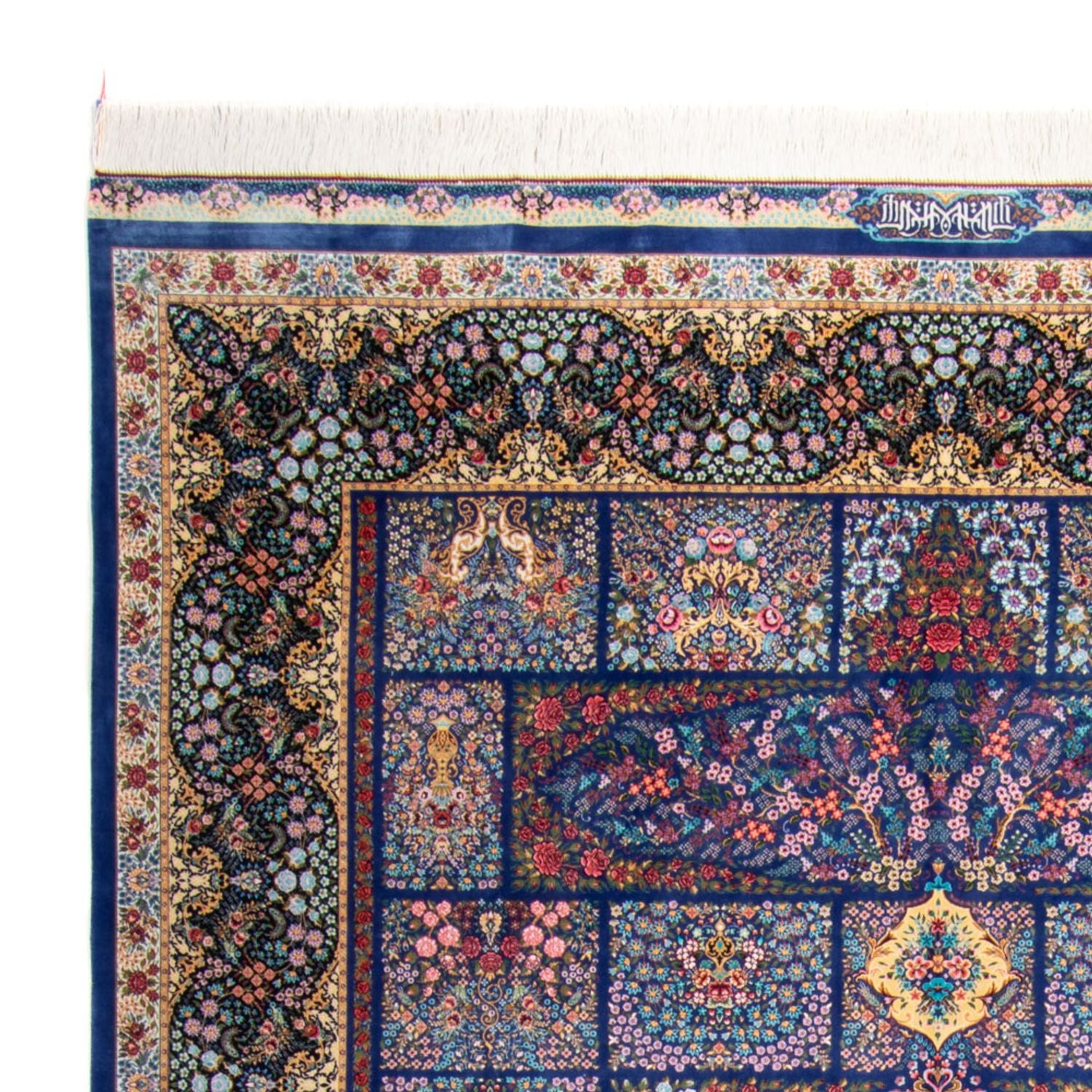 Perserteppich - Ghom - 300 x 200 cm - blau