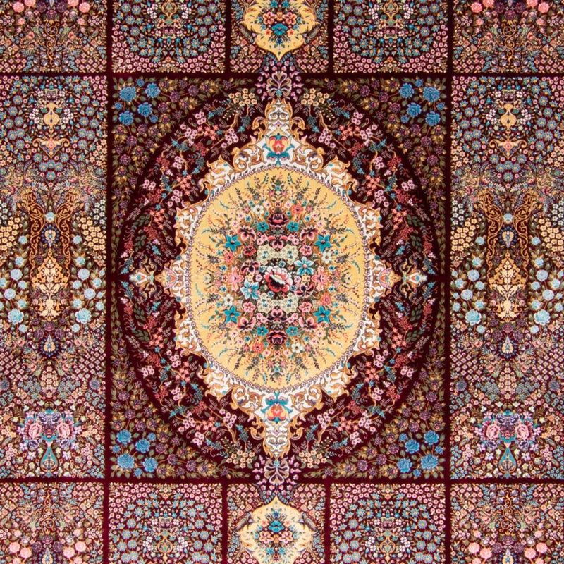 Tapis persan - Ghom - 300 x 200 cm - rouge