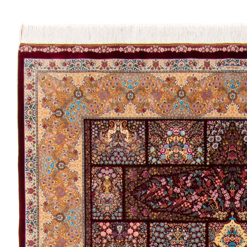 Tapis persan - Ghom - 300 x 200 cm - rouge