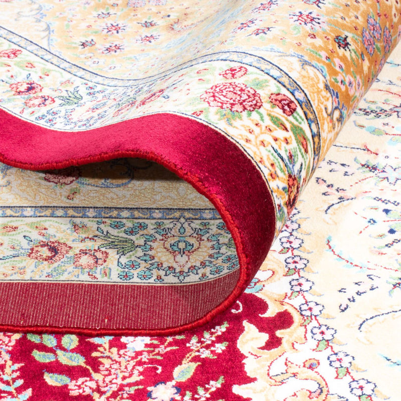 Tapis persan - Ghom - 300 x 200 cm - rouge