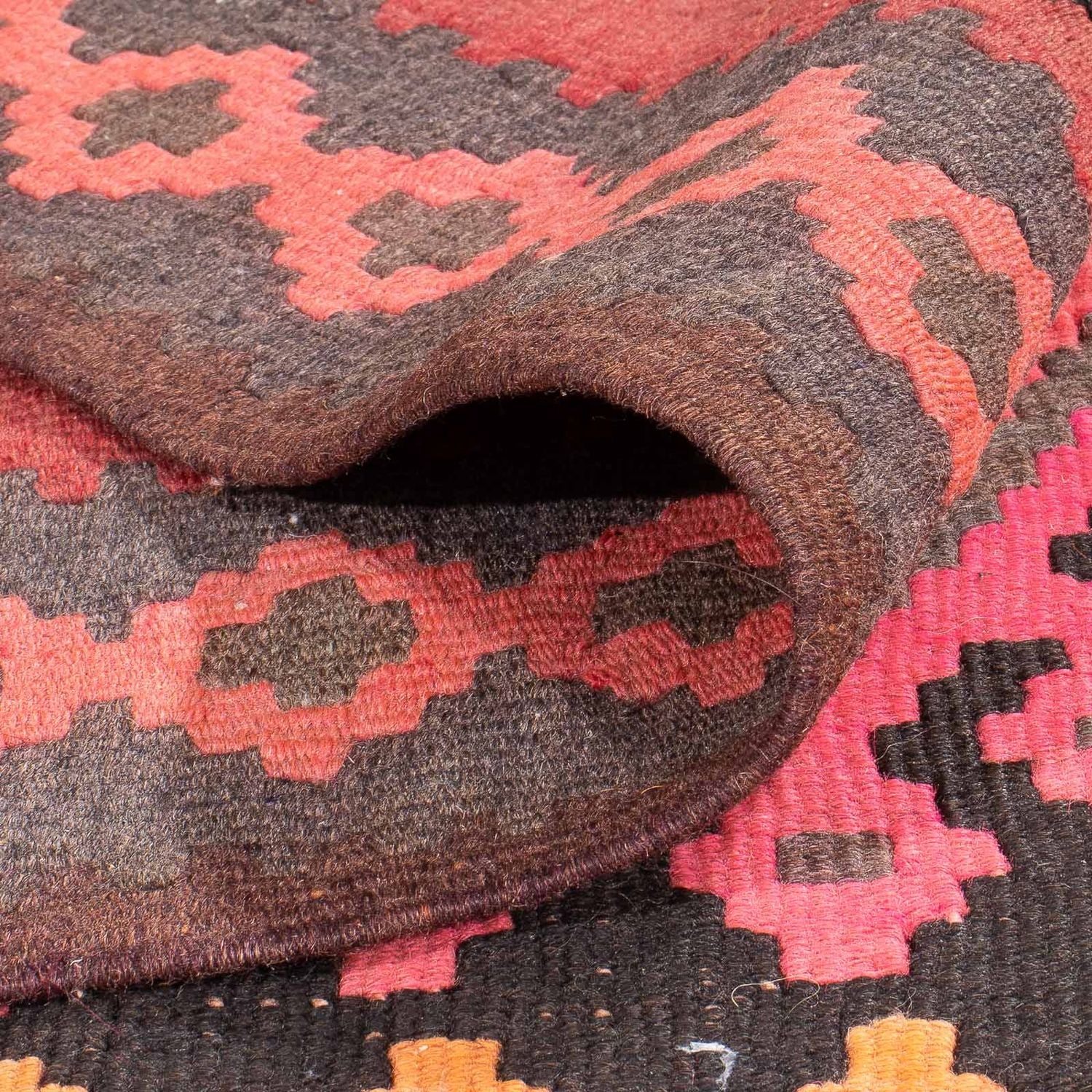 Tapis de couloir Tapis Kelim - Vieux - 330 x 160 cm - multicolore