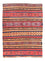 Tapis Kelim - Vieux - 210 x 150 cm - multicolore