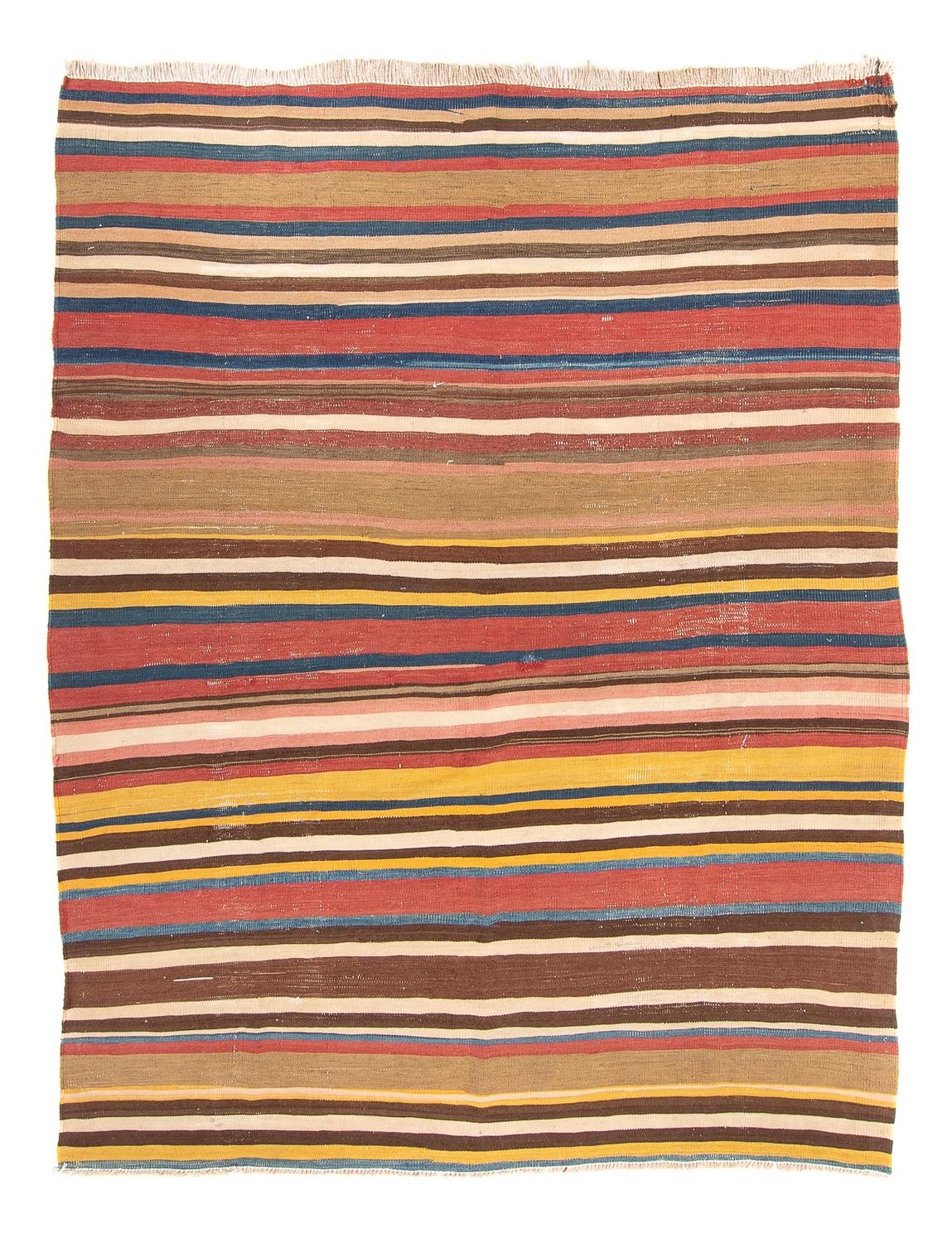 Tapis Kelim - Vieux - 215 x 172 cm - multicolore