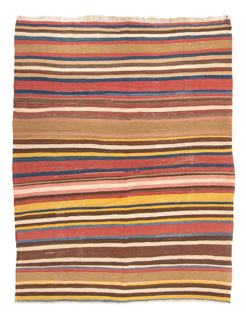 Tapis Kelim - Vieux - 215 x 172 cm - multicolore