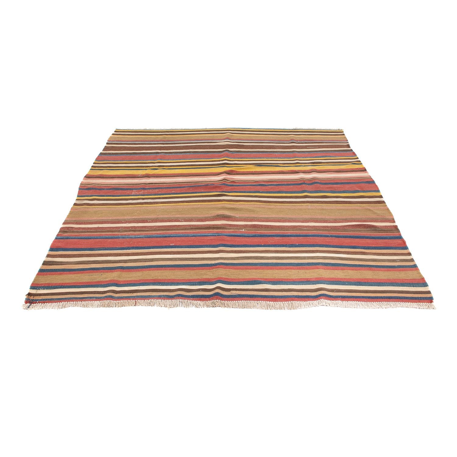 Tapis Kelim - Vieux - 215 x 172 cm - multicolore