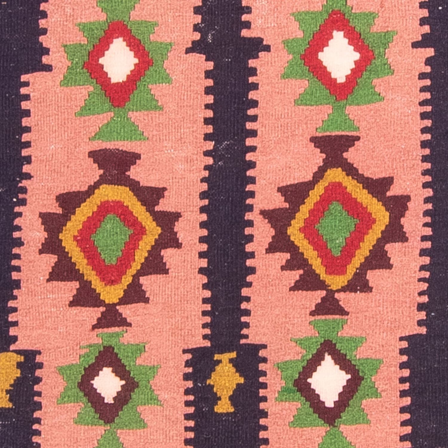 Tapis de couloir Tapis Kelim - Vieux - 275 x 110 cm - multicolore