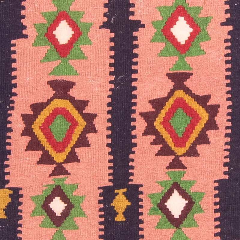 Tapis de couloir Tapis Kelim - Vieux - 275 x 110 cm - multicolore