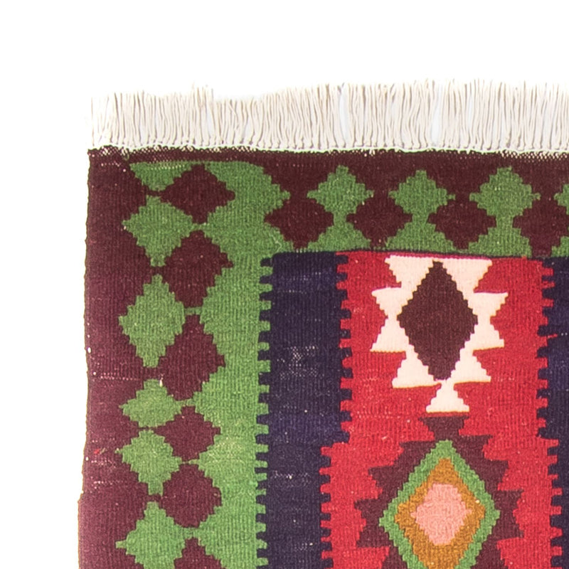 Tapis de couloir Tapis Kelim - Vieux - 275 x 110 cm - multicolore