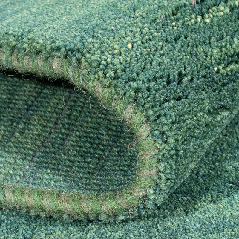 Tapis Gabbeh - Persan - 146 x 95 cm - vert foncé