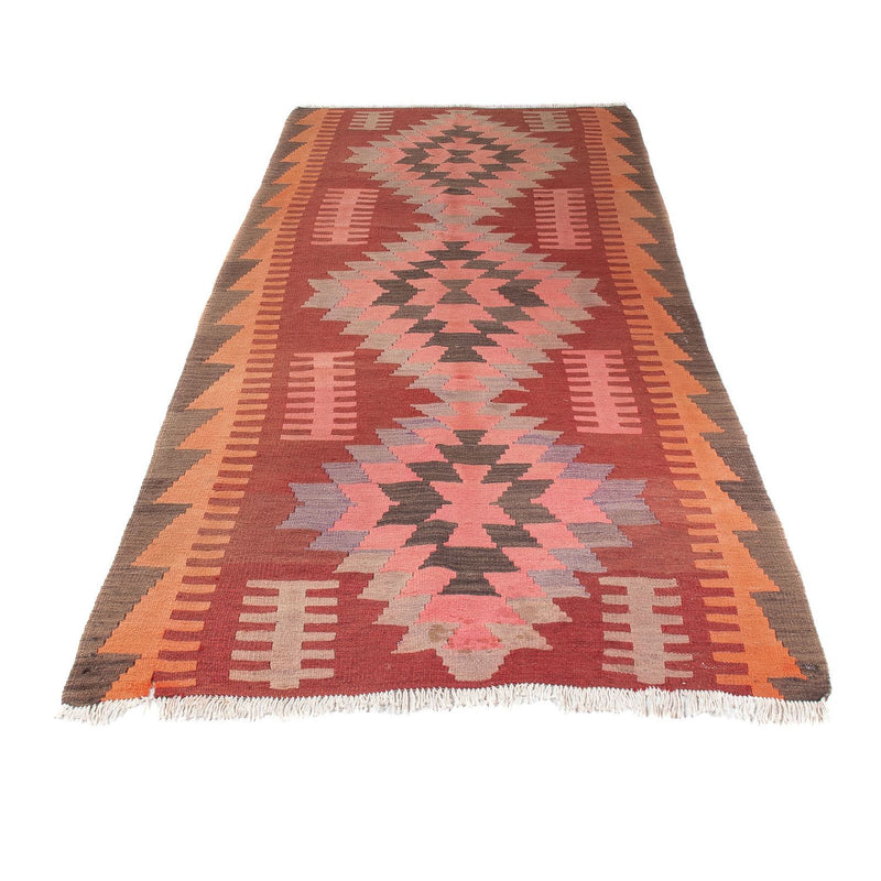 Tapis de couloir Tapis Kelim - Vieux - 270 x 110 cm - multicolore