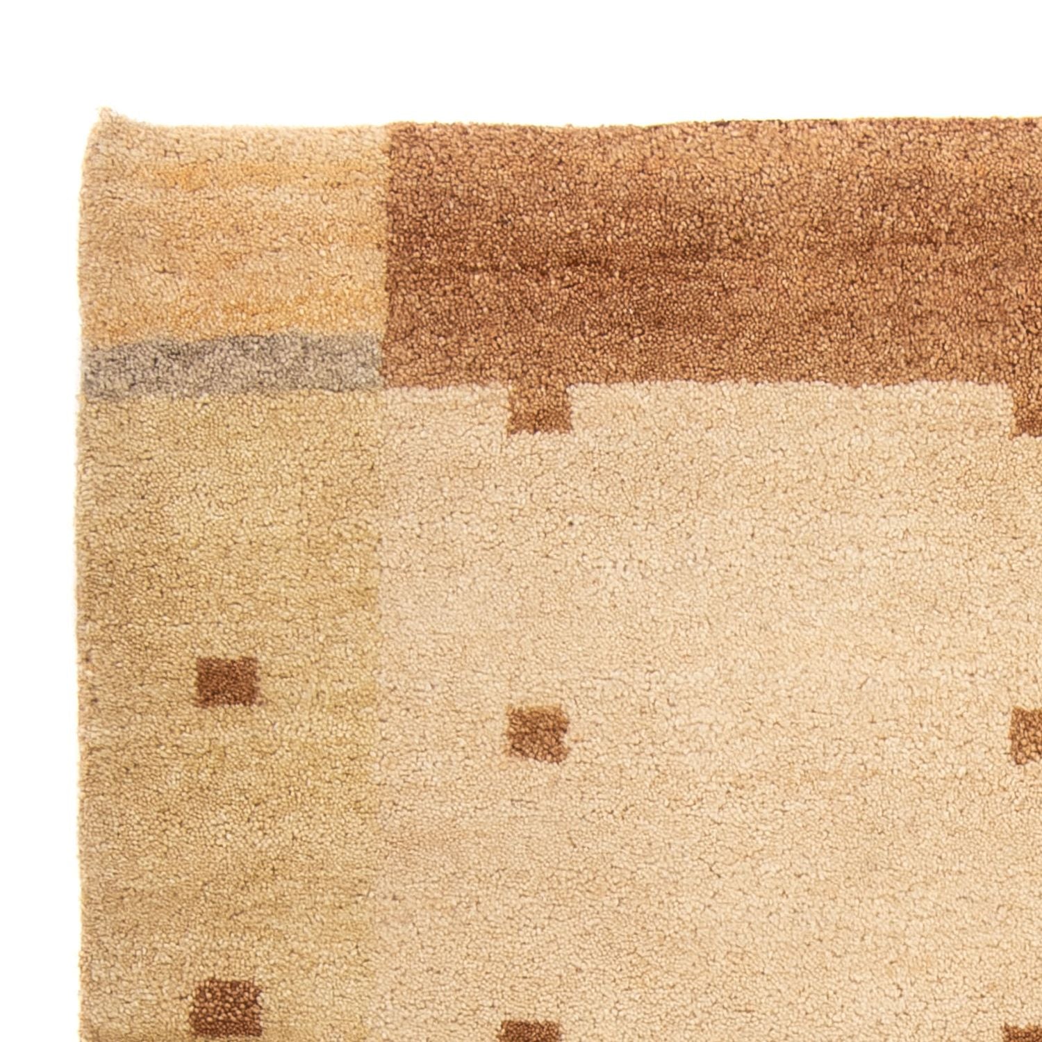 Tapis Gabbeh - Indus - 158 x 105 cm - beige