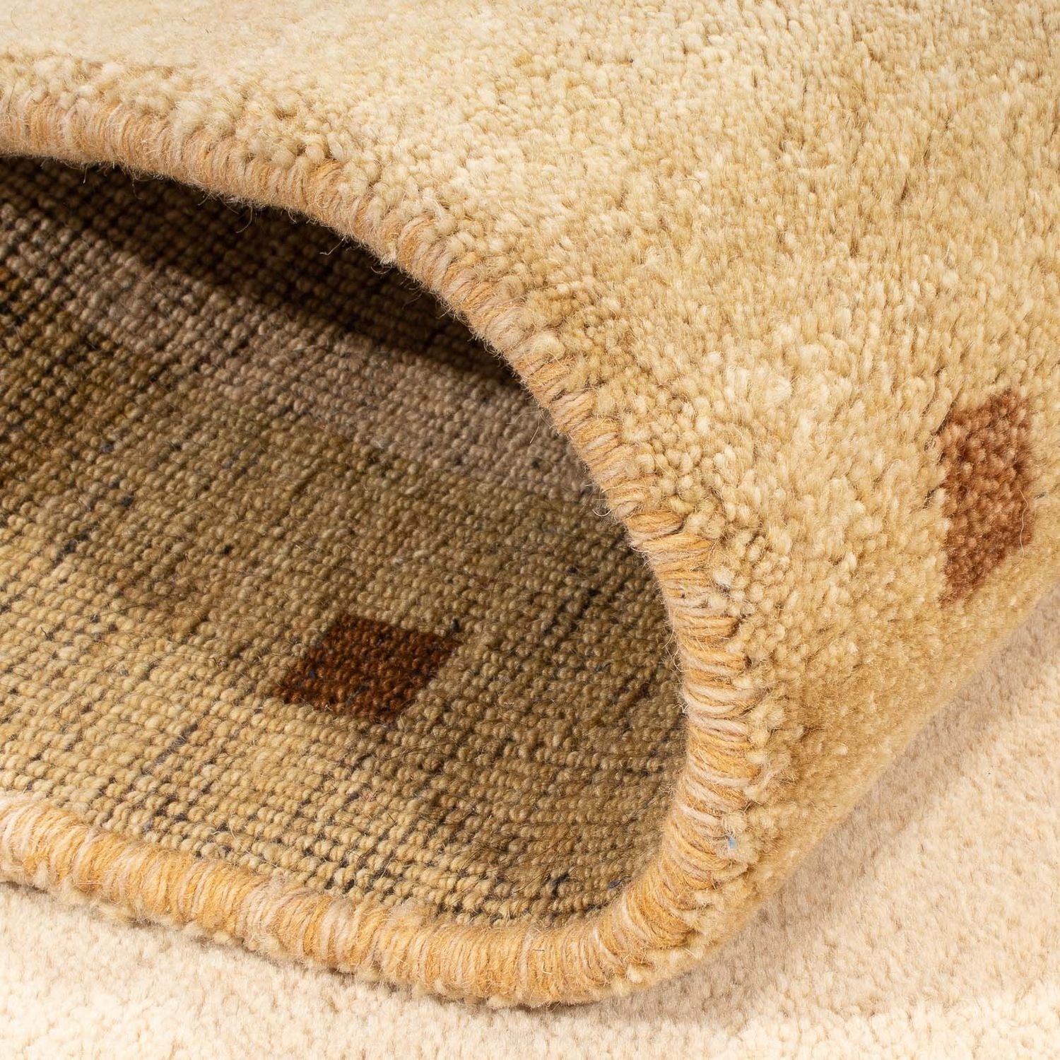 Tapis Gabbeh - Indus - 158 x 105 cm - beige
