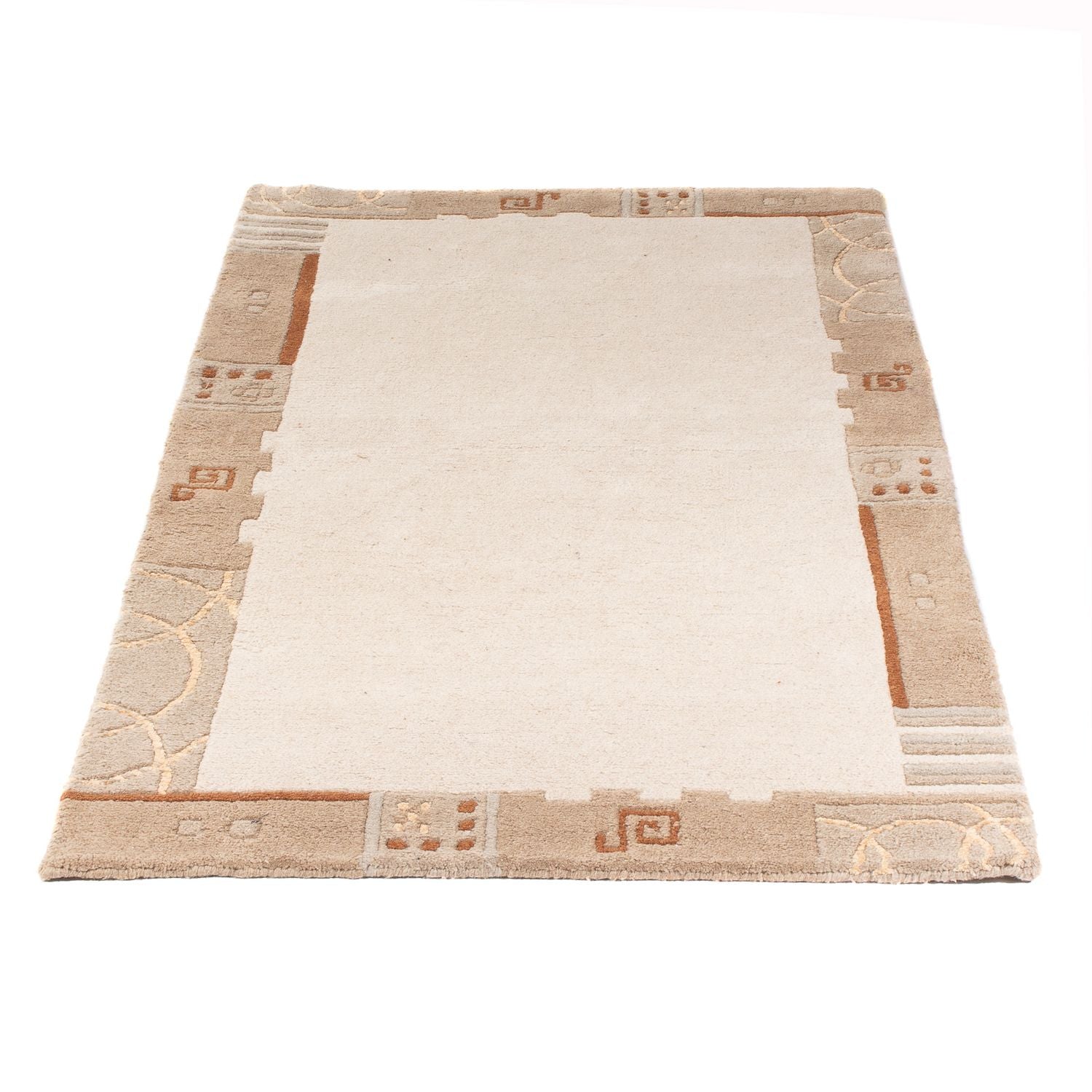 Tapis Népalais - 150 x 80 cm - beige