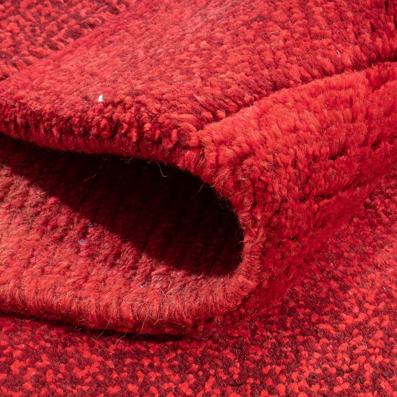 Tapis Népalais - 140 x 73 cm - rouge