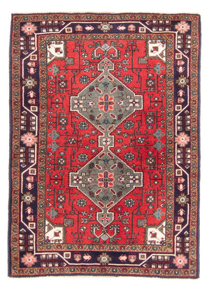 Tapis persan - Nomadic - 150 x 107 cm - rouge