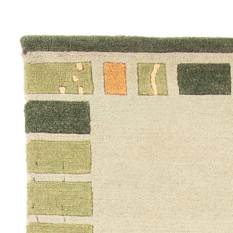 Tapis Népalais - 140 x 70 cm - vert olive
