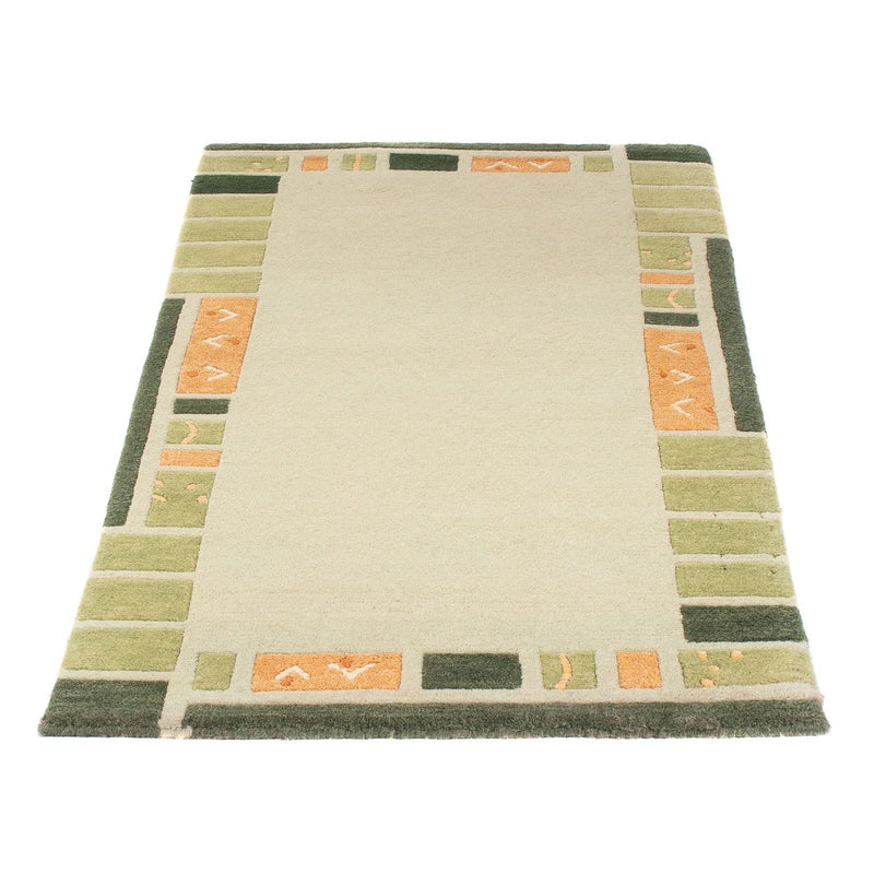 Tapis Népalais - 140 x 70 cm - vert olive