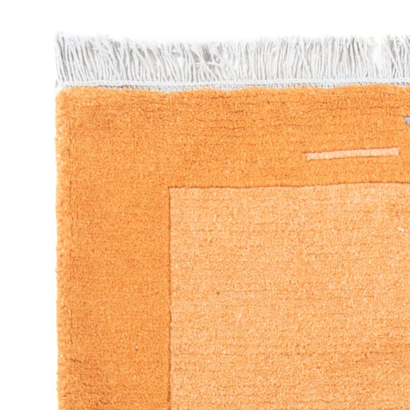Tapis Népalais - 140 x 70 cm - orange