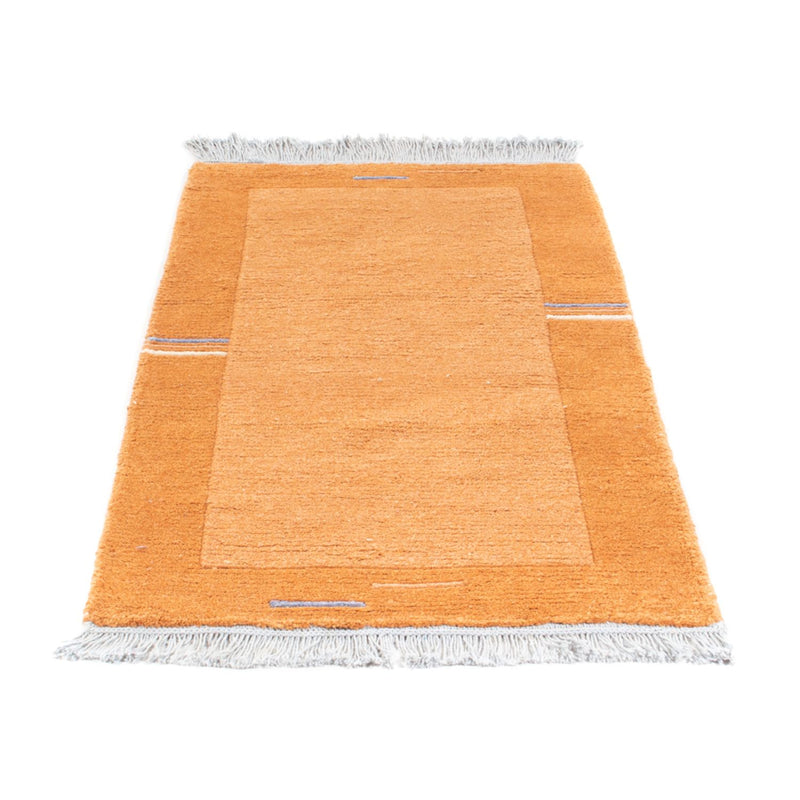 Tapis Népalais - 140 x 70 cm - orange