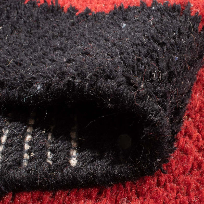 Tapis Népalais - 140 x 70 cm - rouge