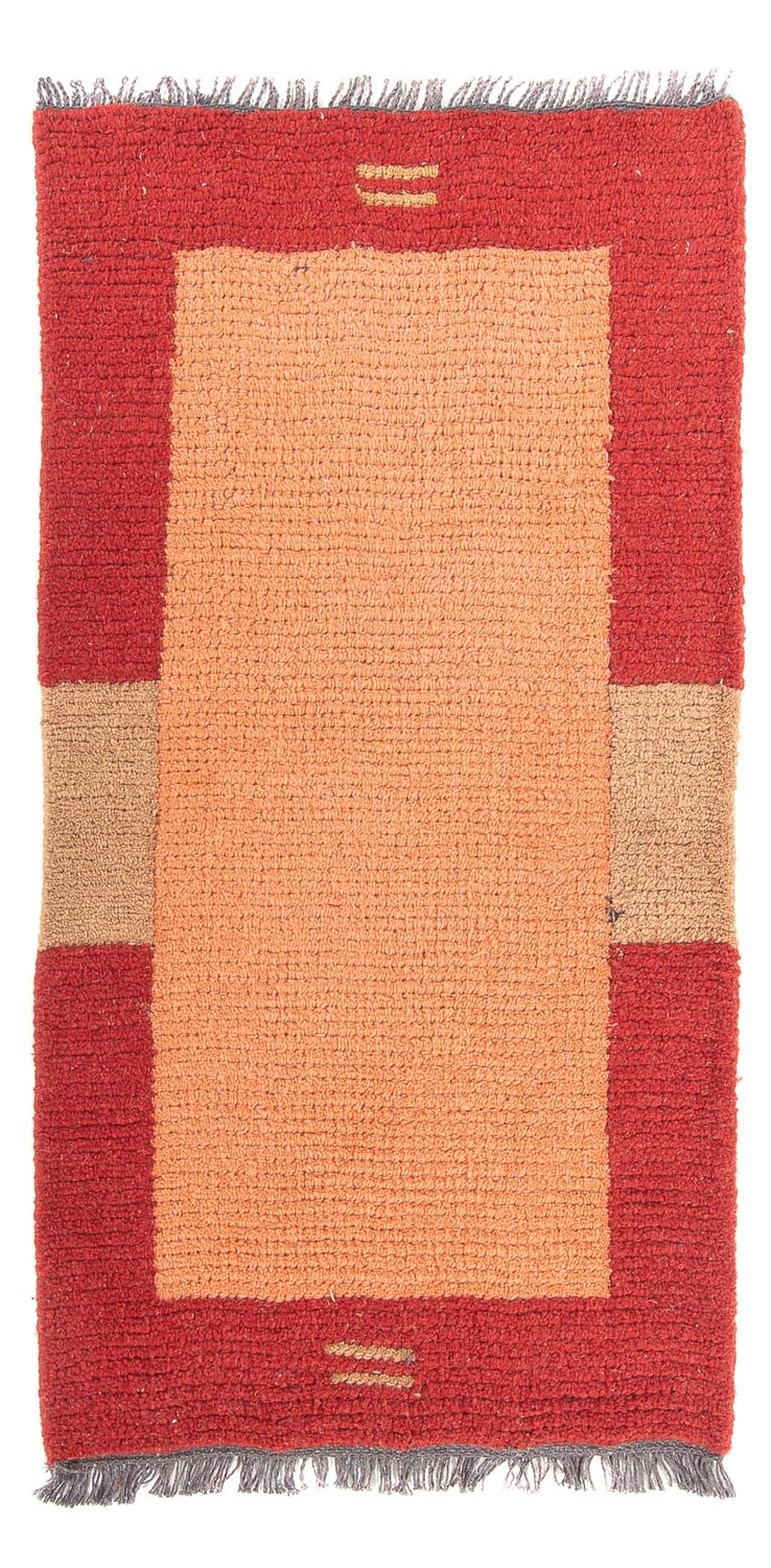 Tapis Népalais - 140 x 70 cm - orange