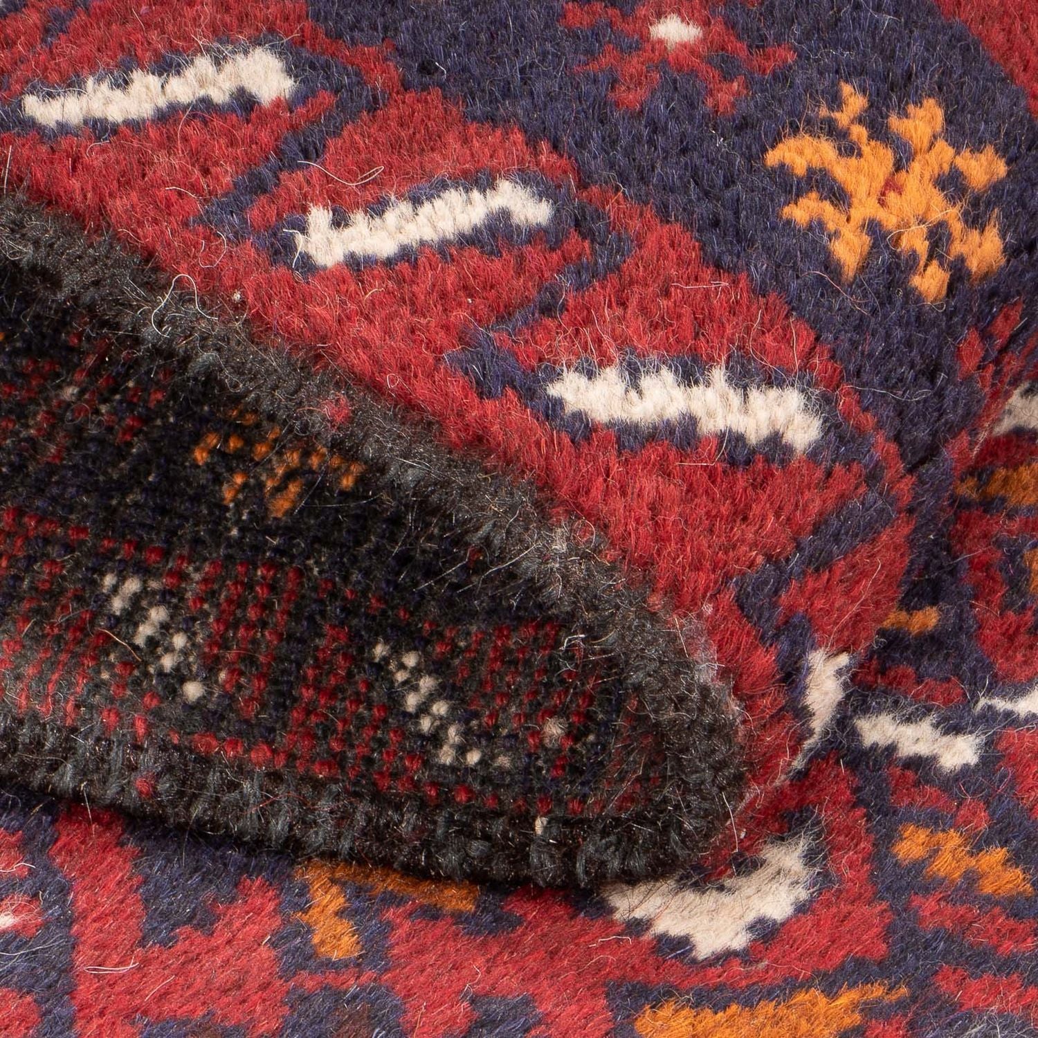 Tapis Belutsch - 126 x 80 cm - multicolore