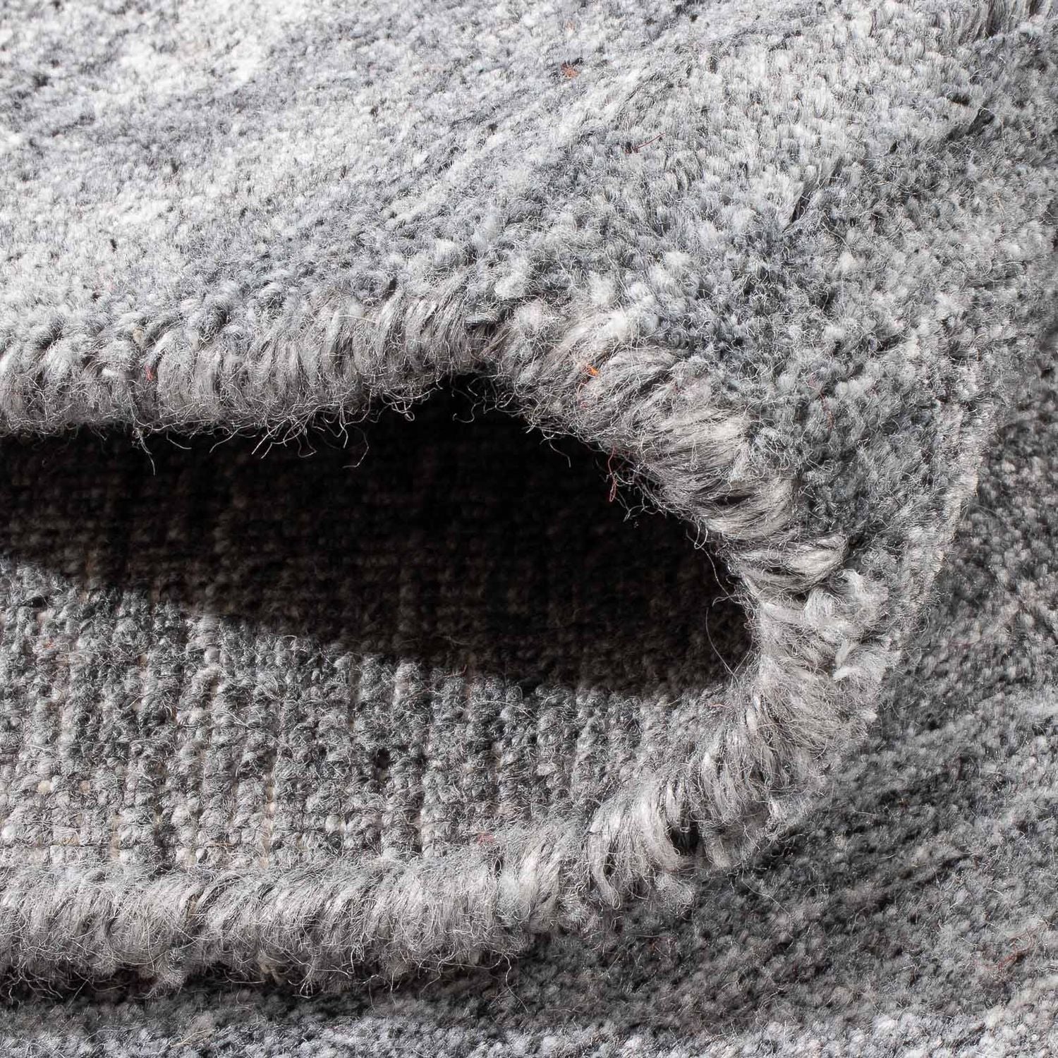 Tapis Gabbeh - Loribaft Softy - 150 x 83 cm - gris