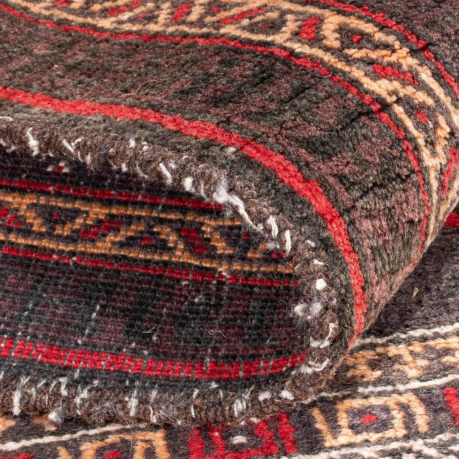 Tapis Belutsch - 136 x 90 cm - multicolore