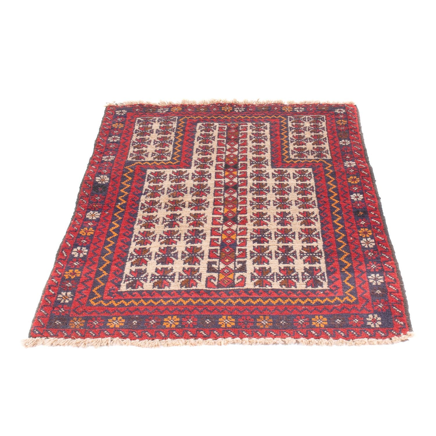 Tapis Belutsch - 119 x 78 cm - multicolore