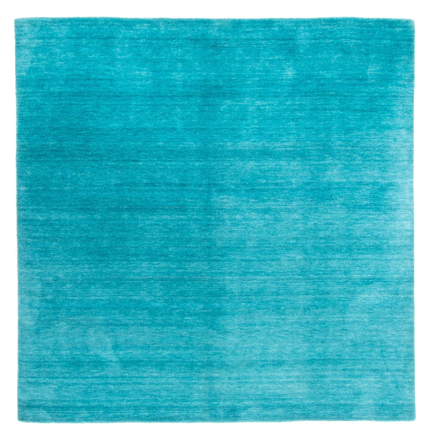 Tapis Gabbeh - Softy carré  - 200 x 200 cm - turquoise