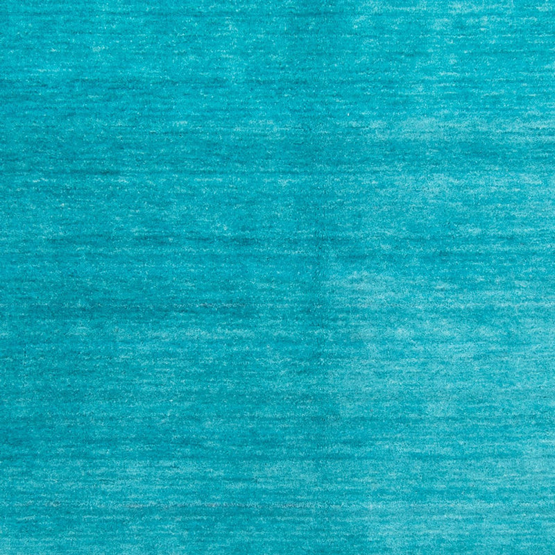 Tapis Gabbeh - Softy carré  - 200 x 200 cm - turquoise