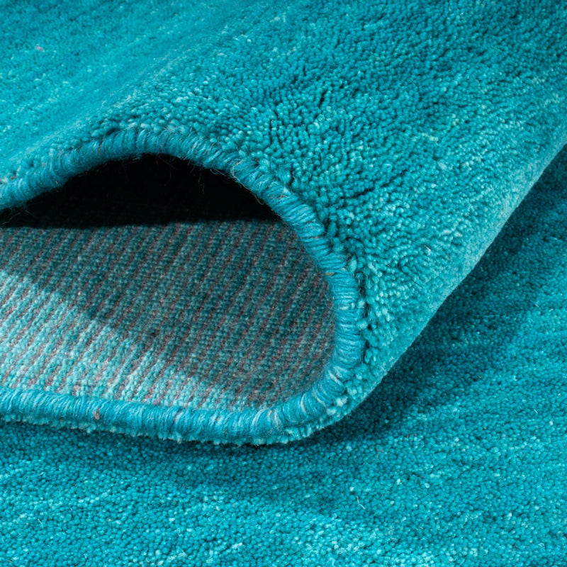 Tapis Gabbeh - Softy carré  - 200 x 200 cm - turquoise