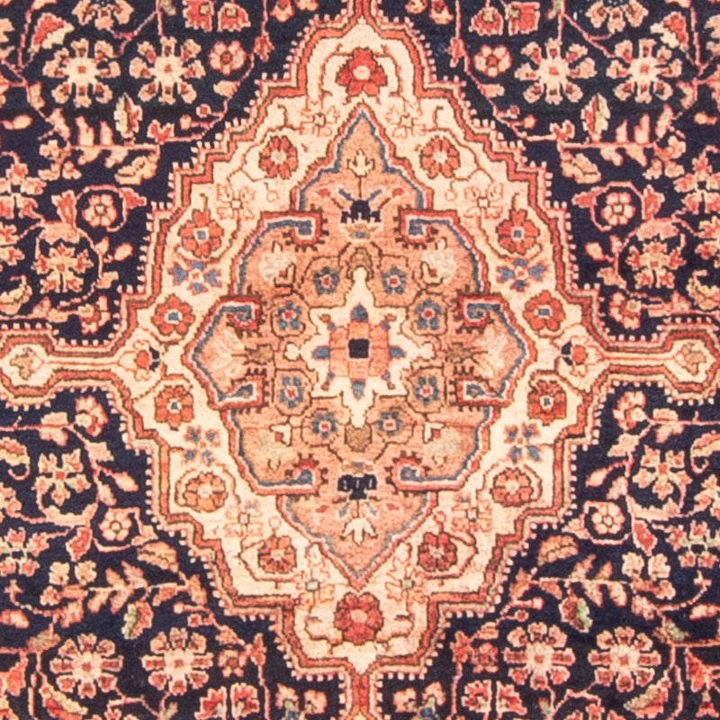 Tapis persan - Nomadic - 146 x 103 cm - bleu foncé