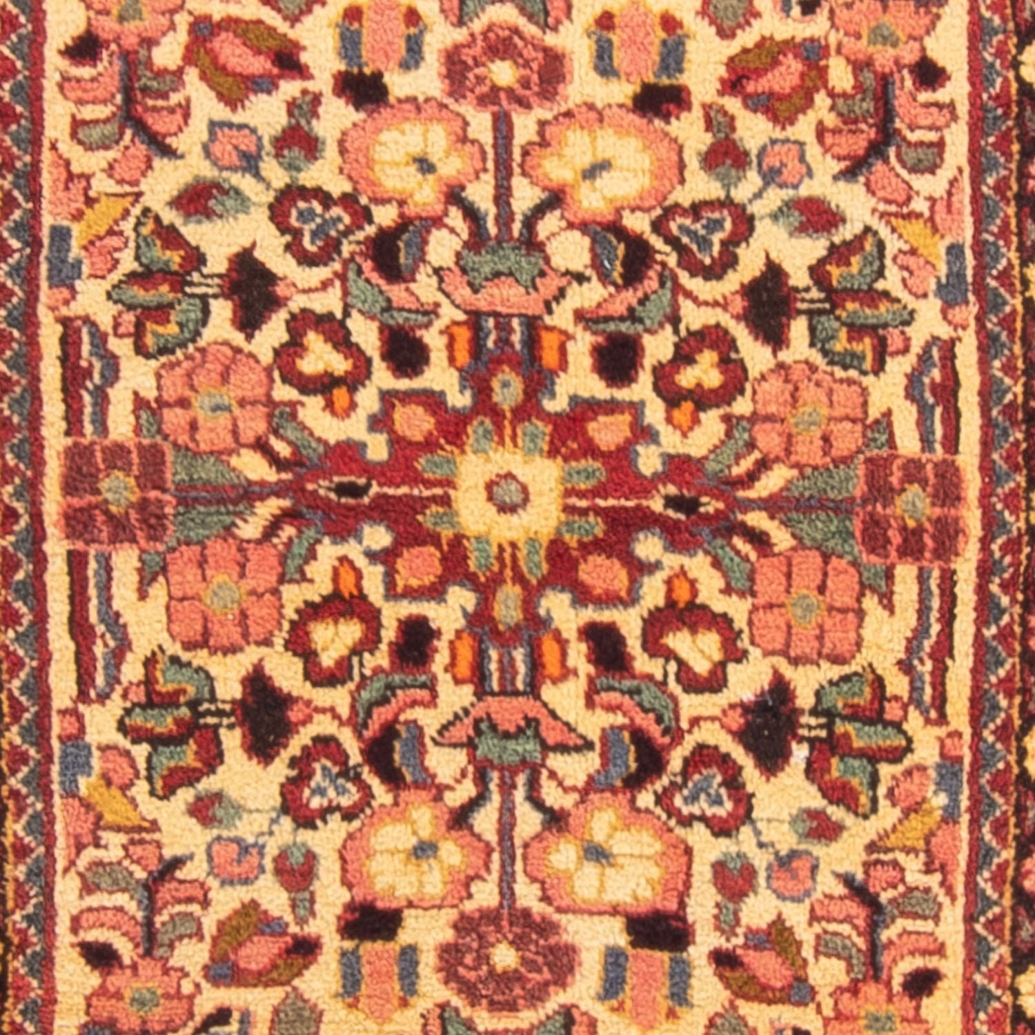 Tapis de couloir Tapis persan - Nomadic - 205 x 75 cm - jaune