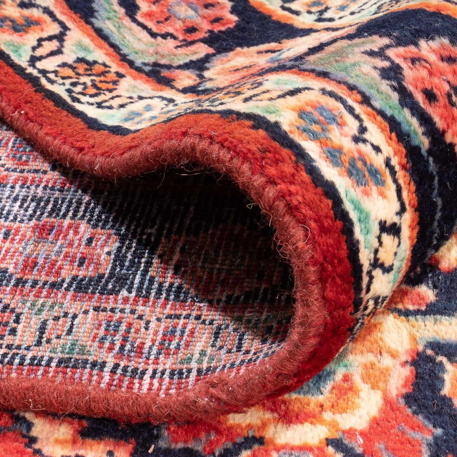 Tapis persan - Classique - 222 x 130 cm - rouge
