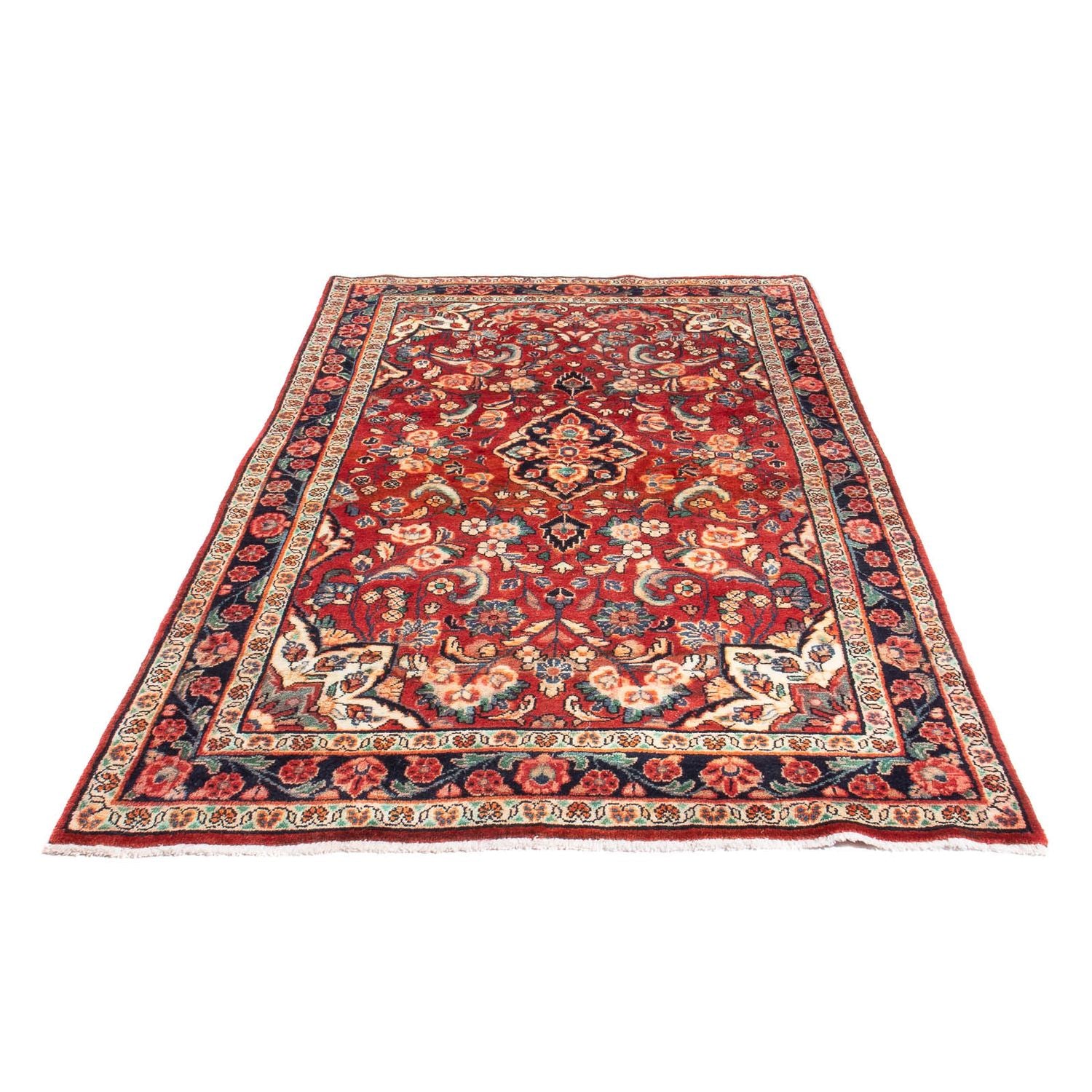 Tapis persan - Classique - 222 x 130 cm - rouge