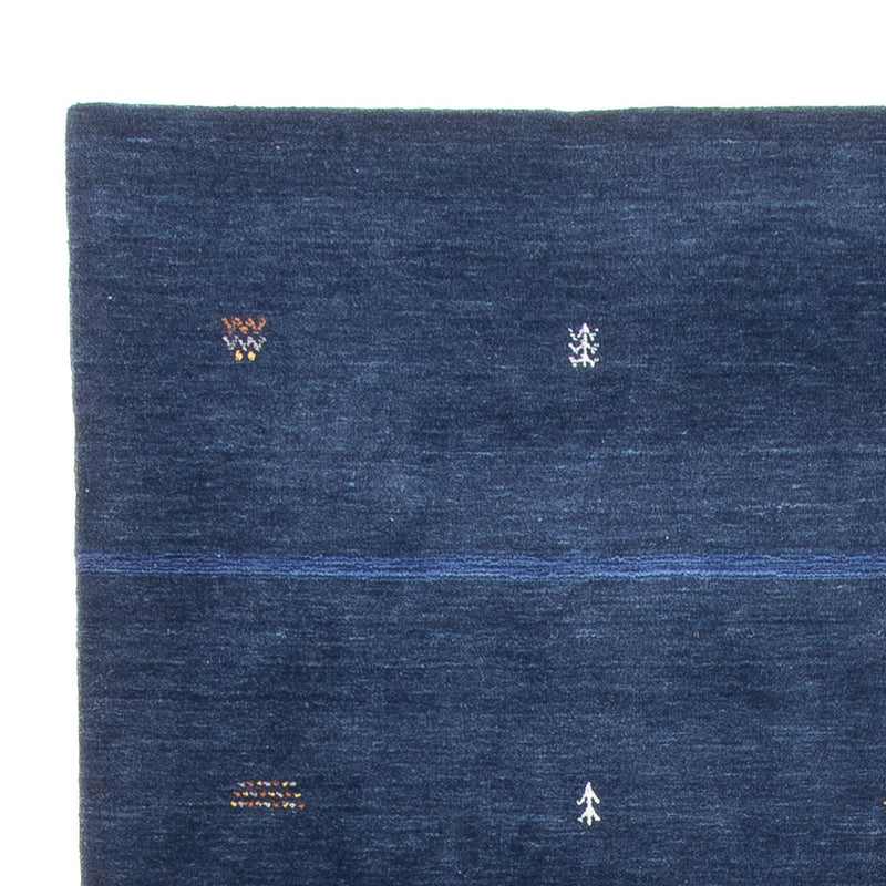 Tapis Gabbeh - Loribaft Softy - 240 x 174 cm - bleu foncé
