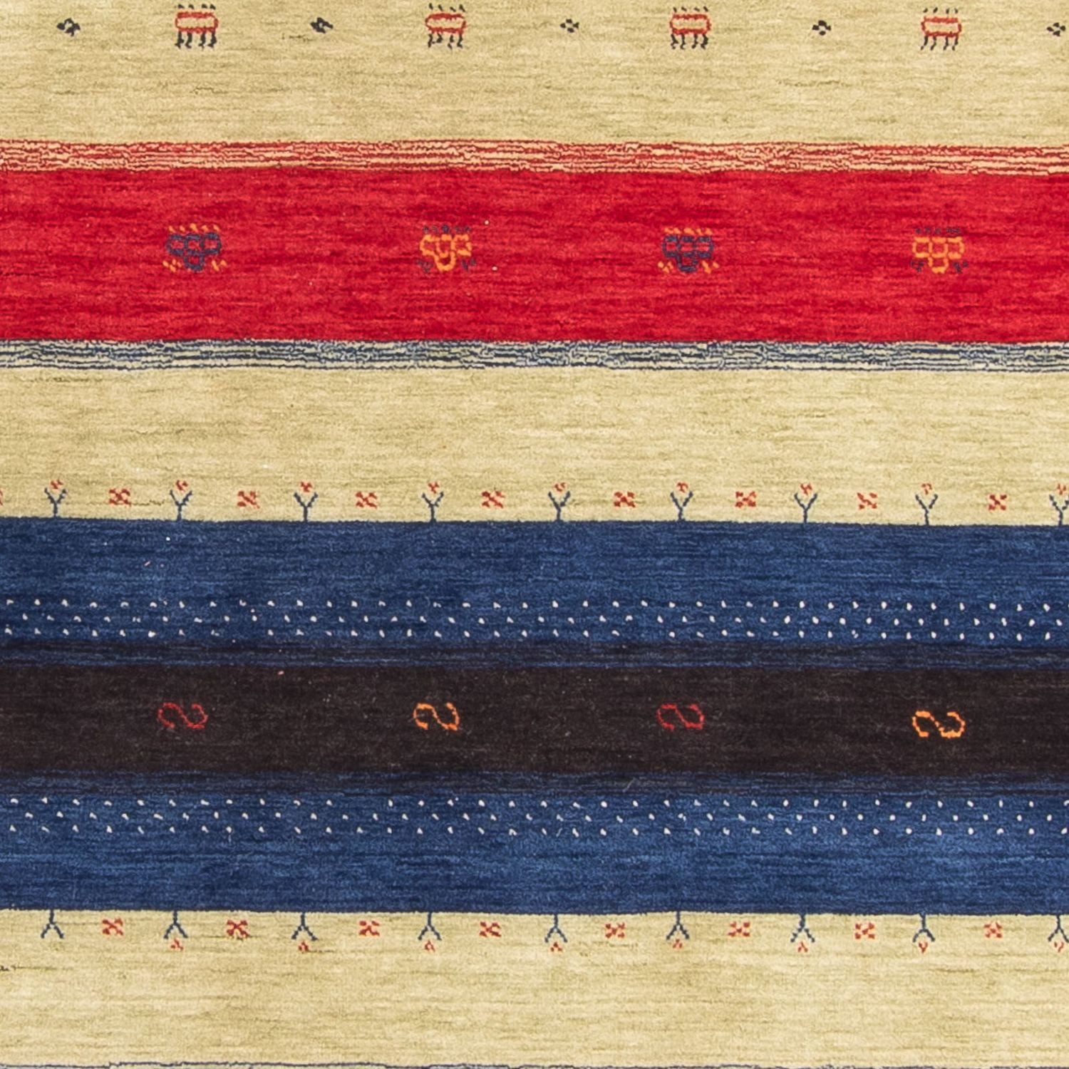 Tapis Gabbeh - Loribaft Softy - 242 x 170 cm - multicolore
