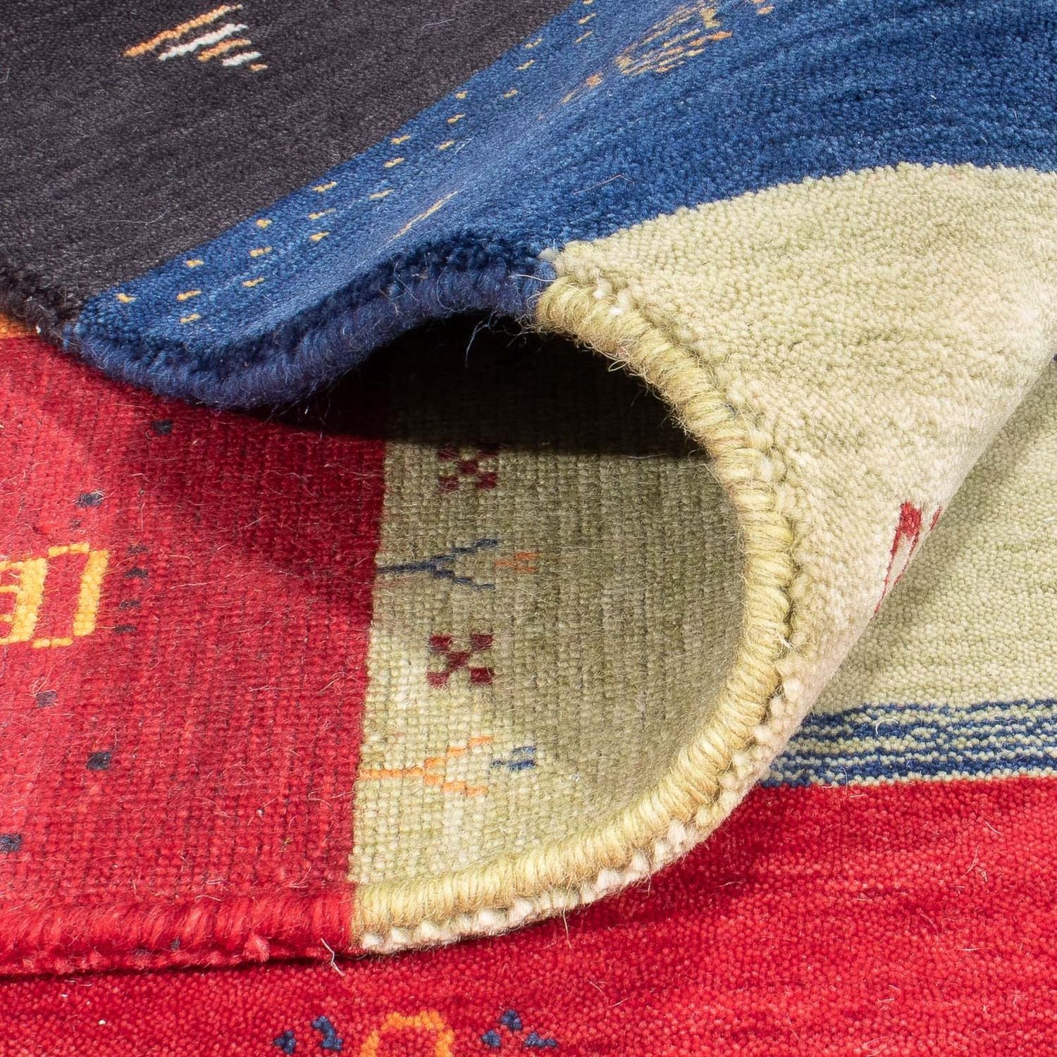Tapis Gabbeh - Loribaft Softy - 242 x 170 cm - multicolore