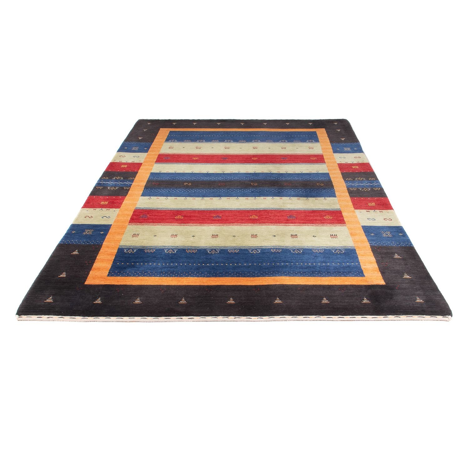 Tapis Gabbeh - Loribaft Softy - 242 x 170 cm - multicolore