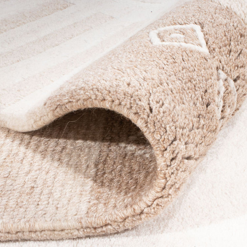 Tapis Népalais - 233 x 171 cm - naturel