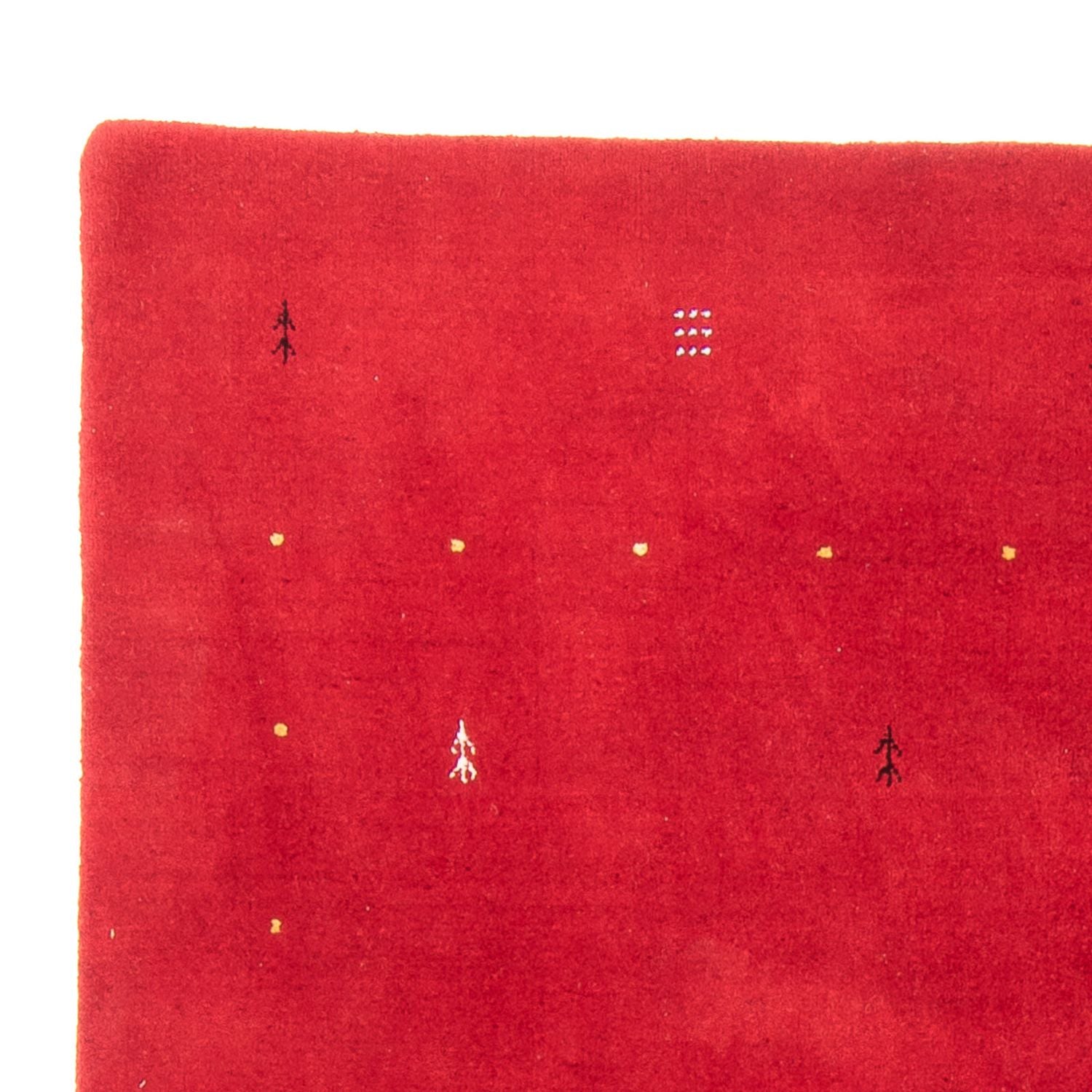 Gabbeh Teppich - Loribaft Softy - 241 x 176 cm - rot