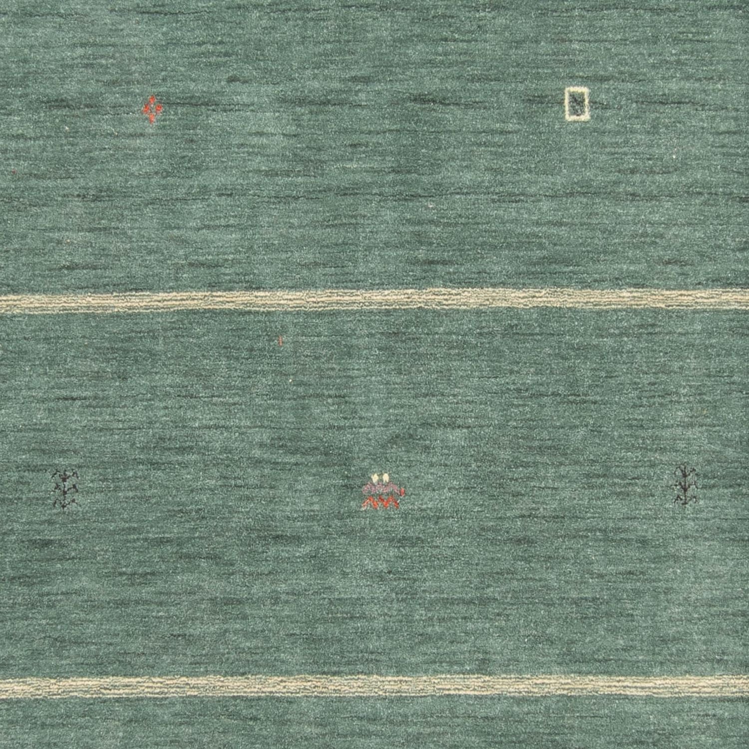 Tapis Gabbeh - Loribaft Softy - 250 x 200 cm - vert