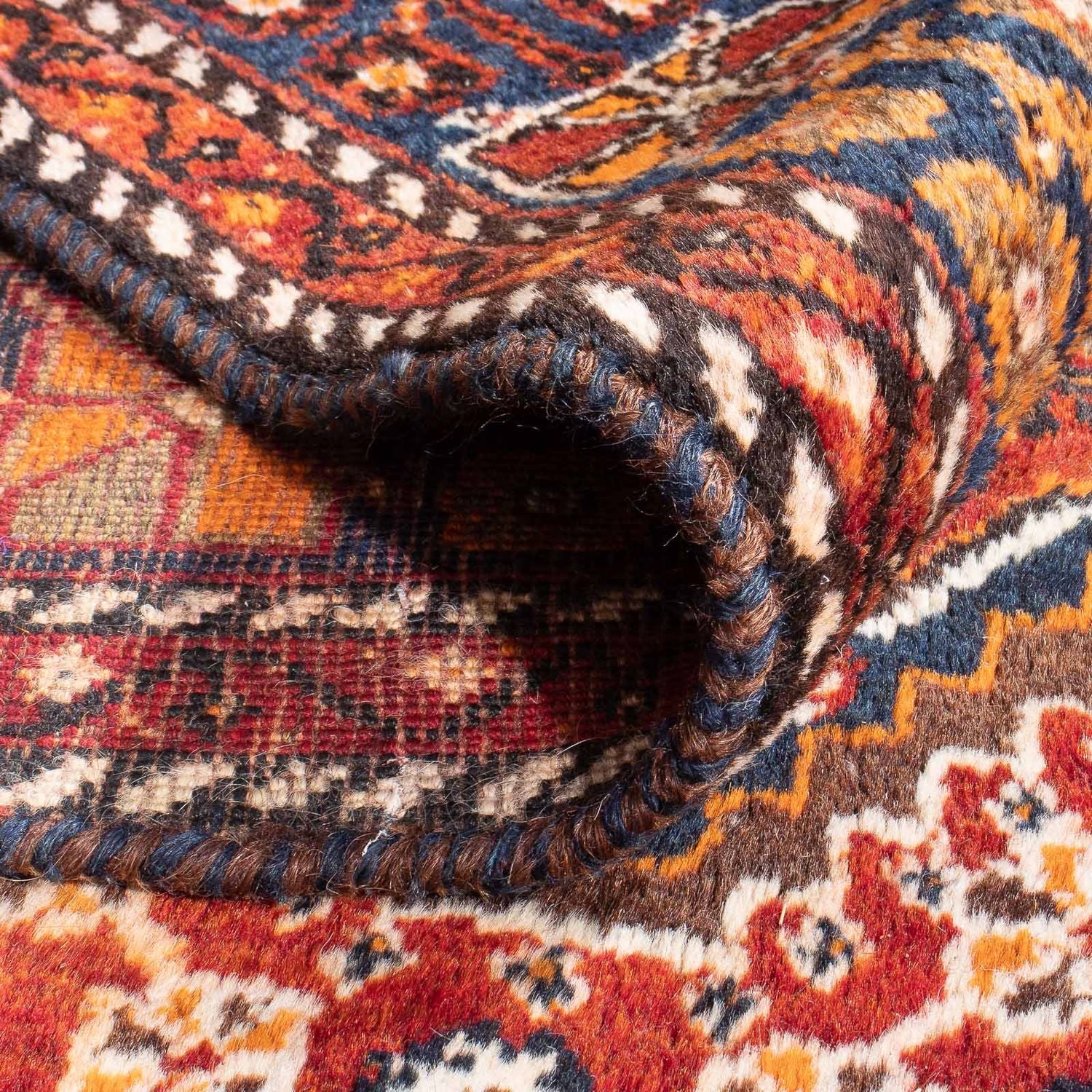 Tapis persan - Nomadic - 255 x 160 cm - orange