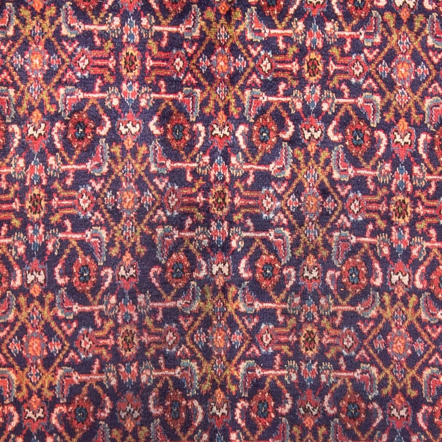 Tapis de couloir Tapis persan - Nomadic - 372 x 153 cm - bleu foncé