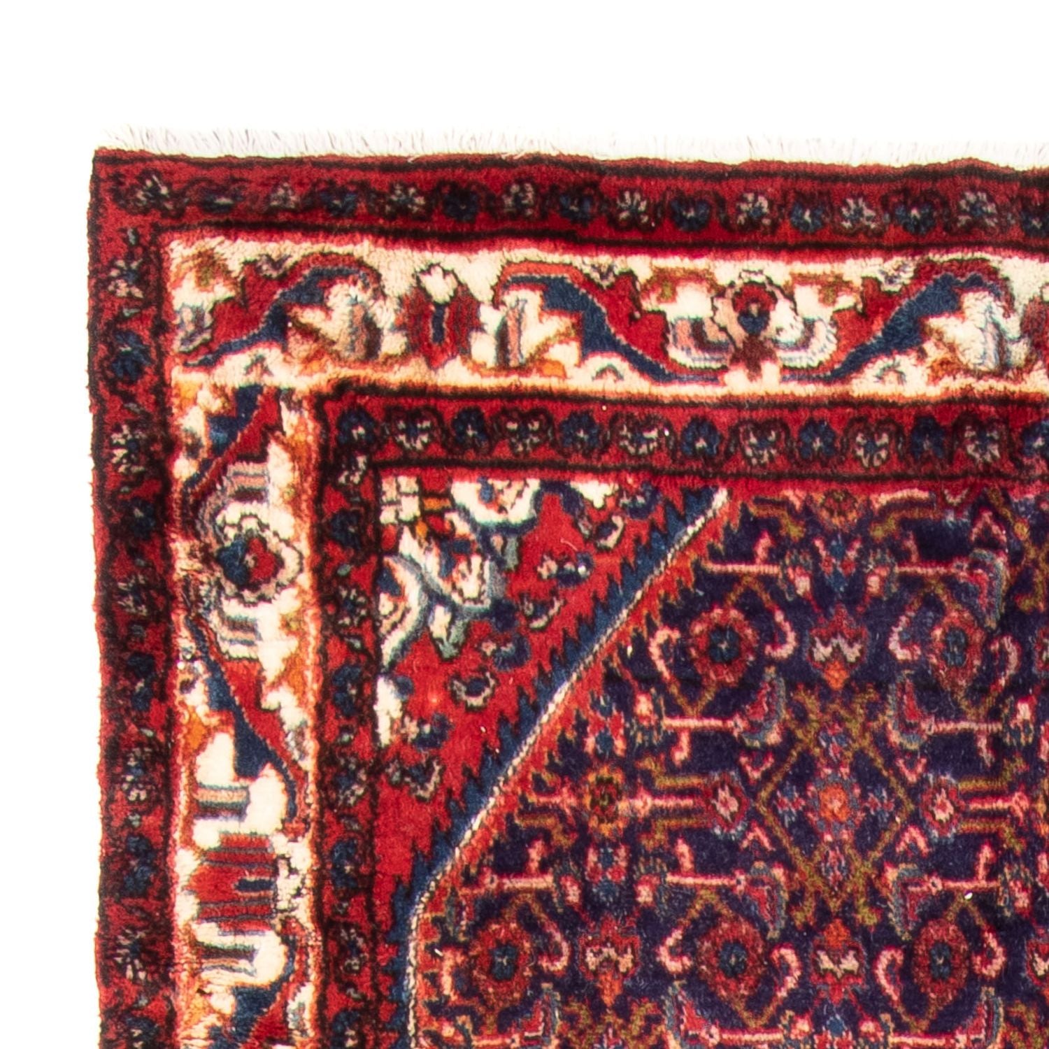 Tapis de couloir Tapis persan - Nomadic - 372 x 153 cm - bleu foncé