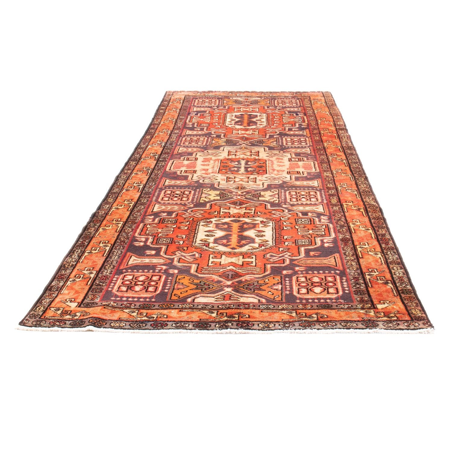 Tapis de couloir Tapis persan - Nomadic - 305 x 140 cm - multicolore