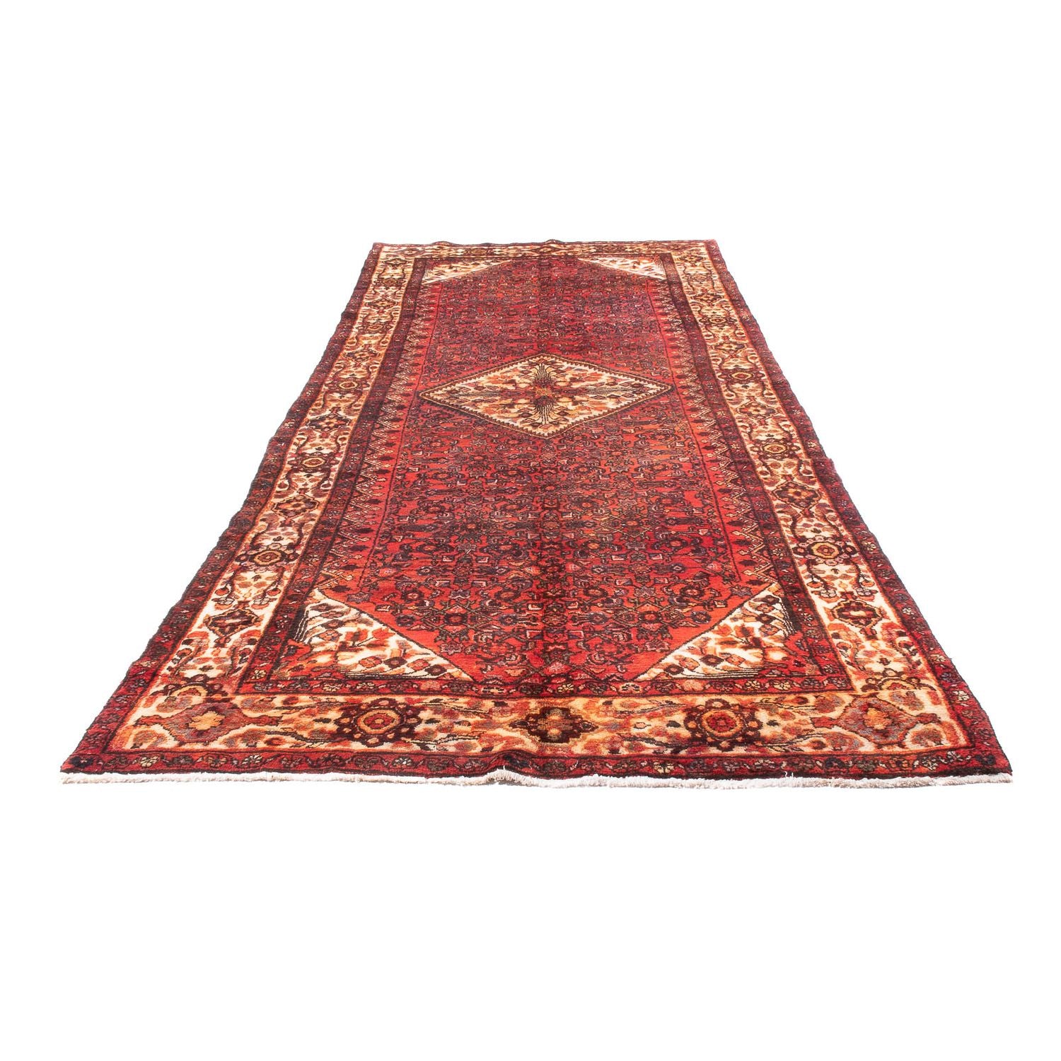 Tapis de couloir Tapis persan - Nomadic - 420 x 170 cm - orange
