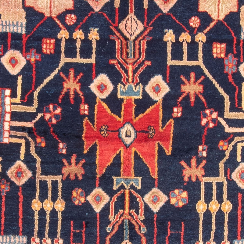 Tapis persan - Nomadic - 274 x 150 cm - bleu foncé